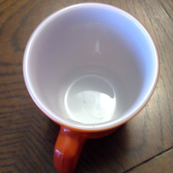 Set of 7 Vintage Corning Burnt Orange Milk Glass Tea Coffee Hot Chocolate Mugs - Picture 6 of 9